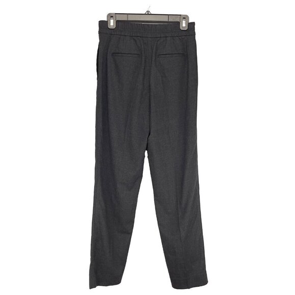 MASSIMO DUTTI 98% Wool Pocket Office Elastic High Waist Grey Trousers 36‎ - Picture 2 of 7